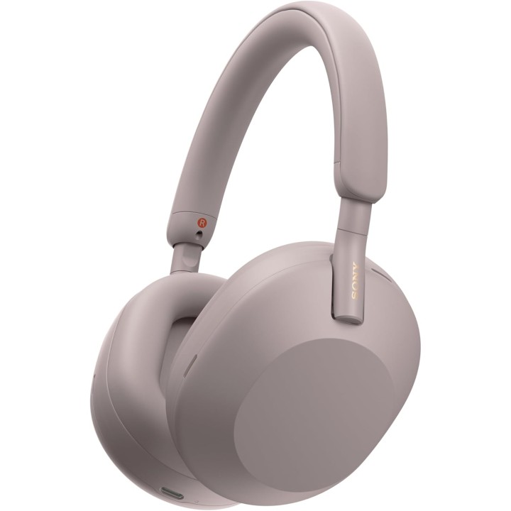 Casque sans fil Sony WH-1000XM5 - Suppression active du bruit - Rose fumé