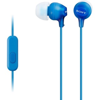 Écouteurs intra-auriculaires Sony bleu avec microphone – Diaphragme 9 mm