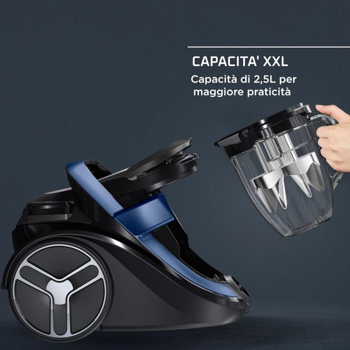 Aspirateur sans sac Rowenta Silence Force Cyclonic Effitech - Filtration HEPA - 59 dB