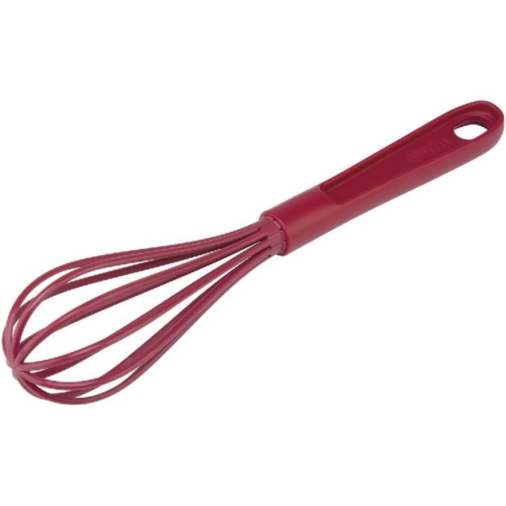 Fouet de cuisine Tefal Enjoy - Plastique rouge - 30,3 cm - Compatible lave-vaisselle