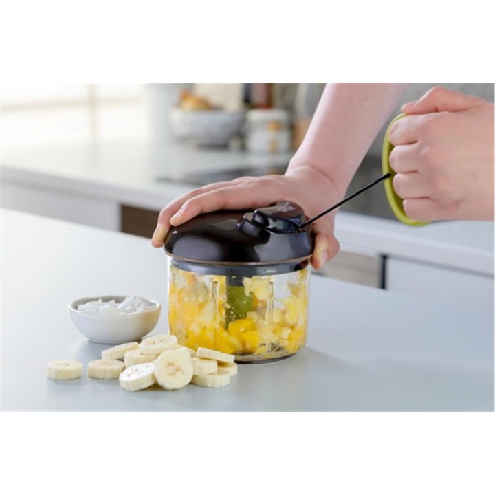 Hachoir manuel Tefal 900 ml – Lames inox robustes, système breveté, sécurité optimale