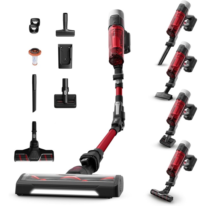 Aspirateur balai sans fil Rowenta X-Force Flex 9.60 – Puissant, flexible, kit animal, 45min