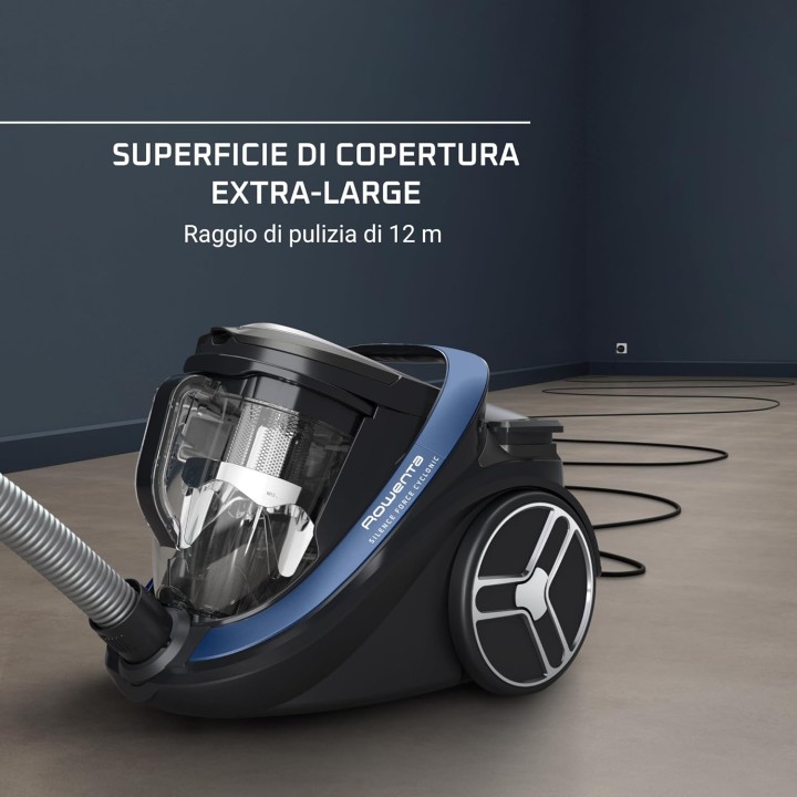 Aspirateur sans sac Rowenta Silence Force Cyclonic Effitech - Filtration HEPA - 59 dB