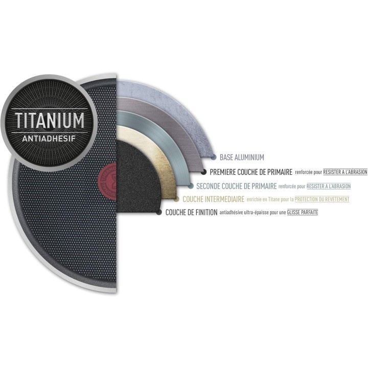 Poêle à crêpes 34 cm Easy Cook & Clean Tefal - Revêtement antiadhésif, facile à nettoyer