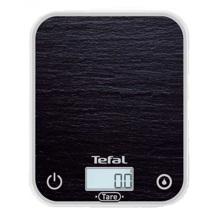 Balance de cuisine électronique Tefal - Verre trempé, 5 kg, précision, grand écran