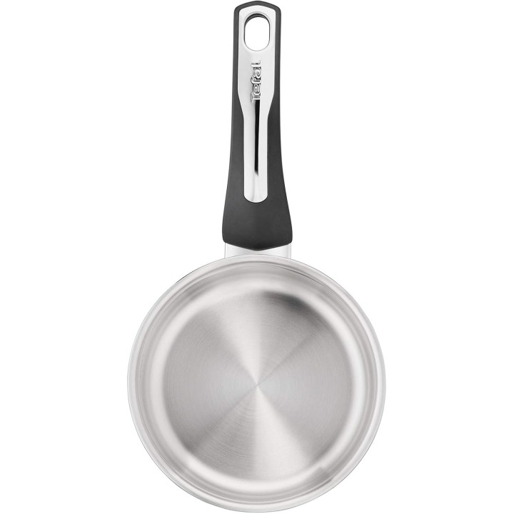 Casserole inox 18 cm Tefal Emotion - Base induction épaisse, poignée robuste
