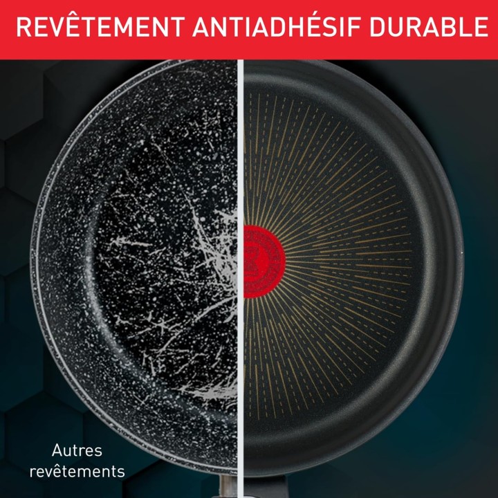 Crêpière Tefal Unlimited 28 cm - Revêtement antiadhésif induction Thermo-Signal