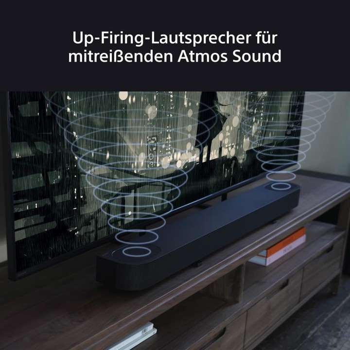 Barre de son Sony 3.1.2 Dolby Atmos avec subwoofer sans fil et AI Voice Zoom 3 - 350W