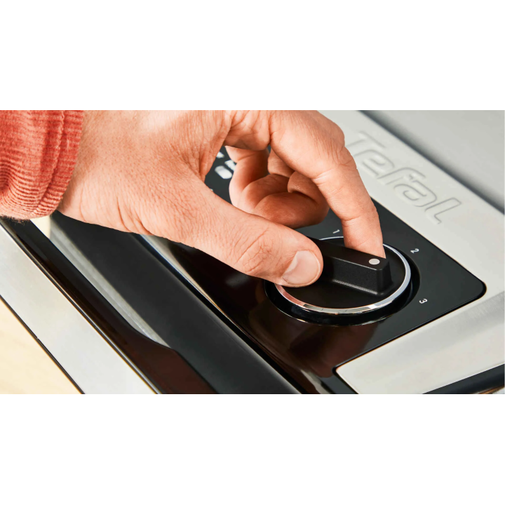 Grill multifonction TEFAL Inicio Adjust - Inox 29x26 cm - Thermostat réglable