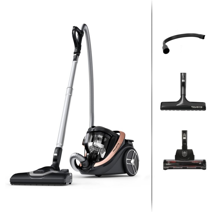 Aspirateur traîneau sans sac cyclonique Rowenta HEPA 2,5L 500W ultra silencieux