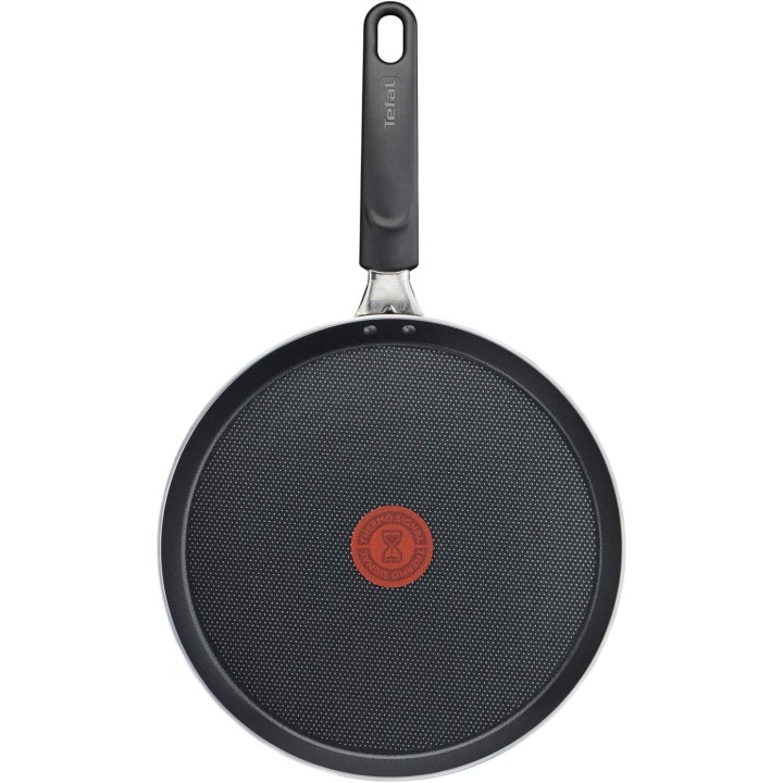 Crêpière antiadhésive Tefal Easy Cook & Clean 25 cm - Thermo-Signal, titane