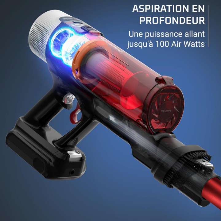 Aspirateur balai sans fil Rowenta X-Force Flex 9.60 – Puissant, flexible, kit animal, 45min