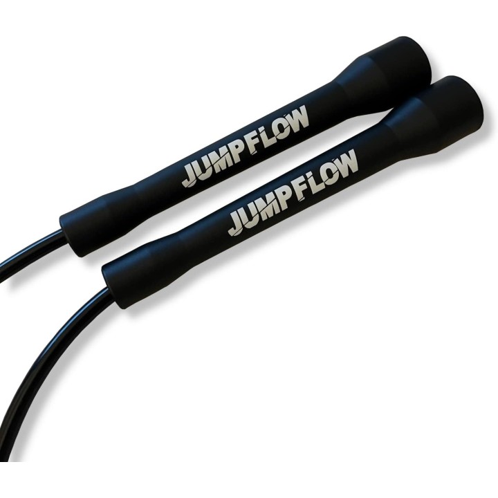 Corde à sauter ajustable - Polyvalente crossfit boxe fitness - PVC noir 300cm