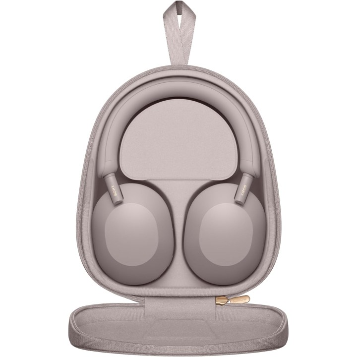 Casque sans fil Sony WH-1000XM5 - Suppression active du bruit - Rose fumé