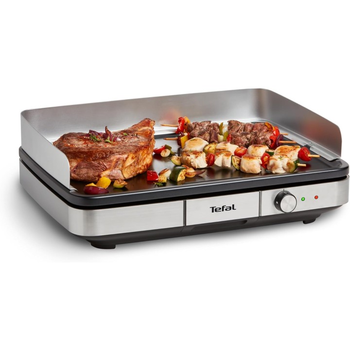 Plancha électrique XXL 10-12 personnes - Tefal 2300W intérieur extérieur acier allié