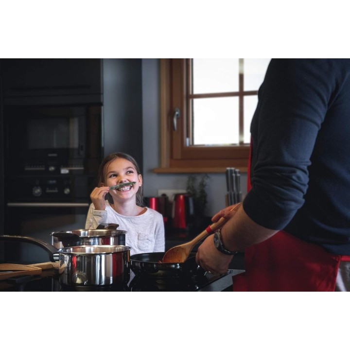 Poêle Tefal Emotion 30 cm - Acier inoxydable antiadhésif induction