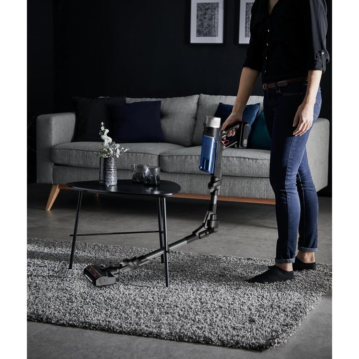 Aspirateur balai sans fil Rowenta X-Force Flex 9.60 Aqua - aspire et lave, tube flexible, 45min