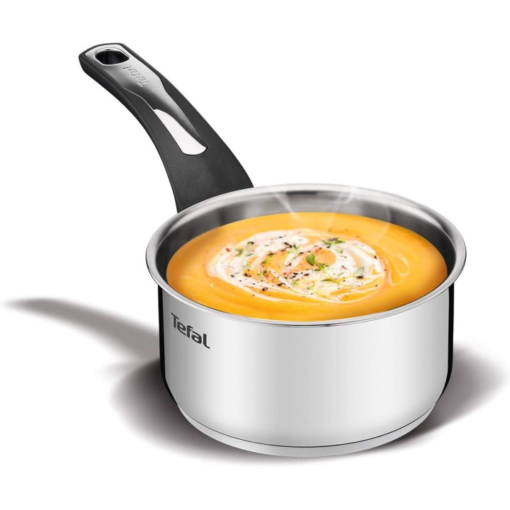 Casserole inox 18 cm Tefal Emotion - Base induction épaisse, poignée robuste