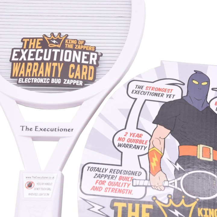 Raquette anti-moustique électrique simple grille ABS robuste intérieur extérieur