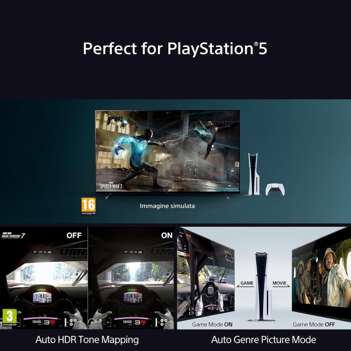 TV OLED Sony 77 pouces 4K HDR - Google TV, 120 Hz, Dolby Vision, Gaming