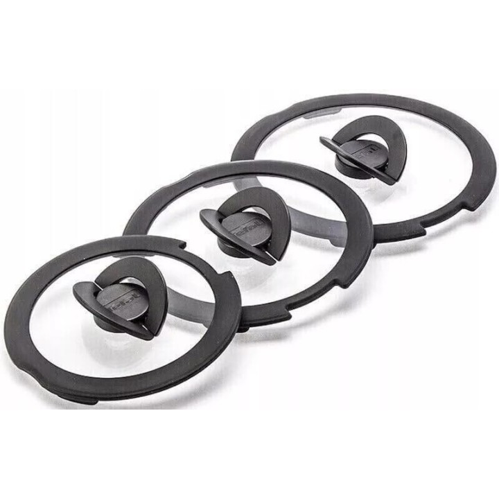 Set casseroles et poêles 13 pièces Tefal Ingenio Easy Cook & Clean aluminium noir - compatible four