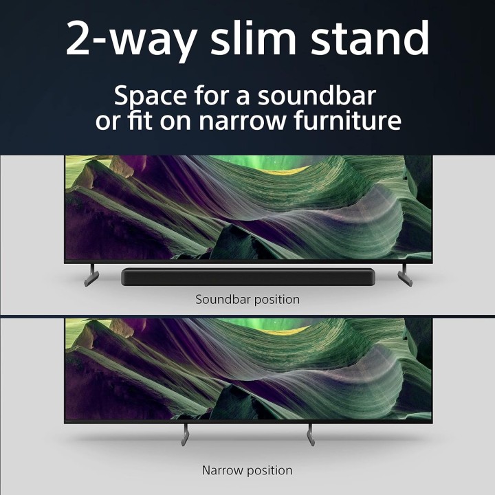 TV LED 4K 75 pouces Sony - Google TV, Dolby Atmos, Gaming 120Hz, cadre fin