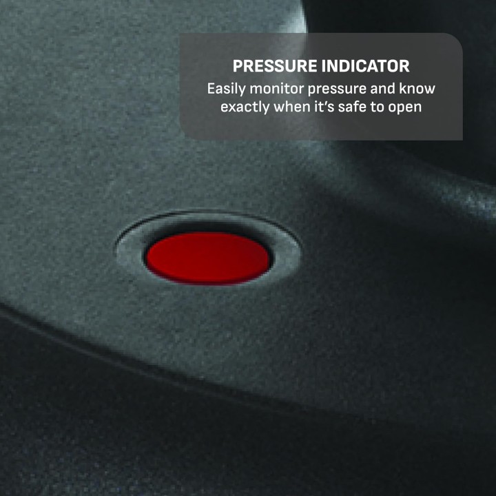 Autocuiseur inox ouverture facile 6,3L - Compatible induction - T-Fal Clipso