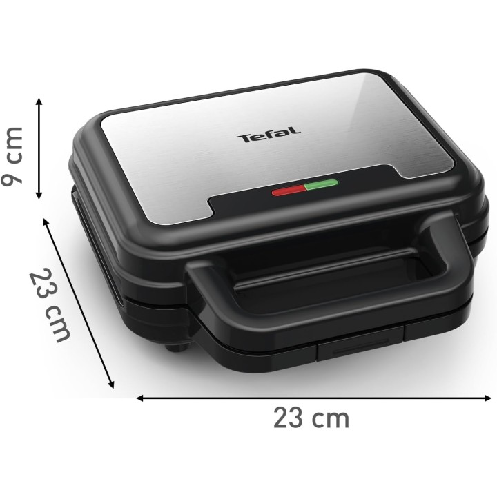 Appareil 3-en-1 gaufres, sandwichs, paninis - Compact plaques interchangeables Tefal