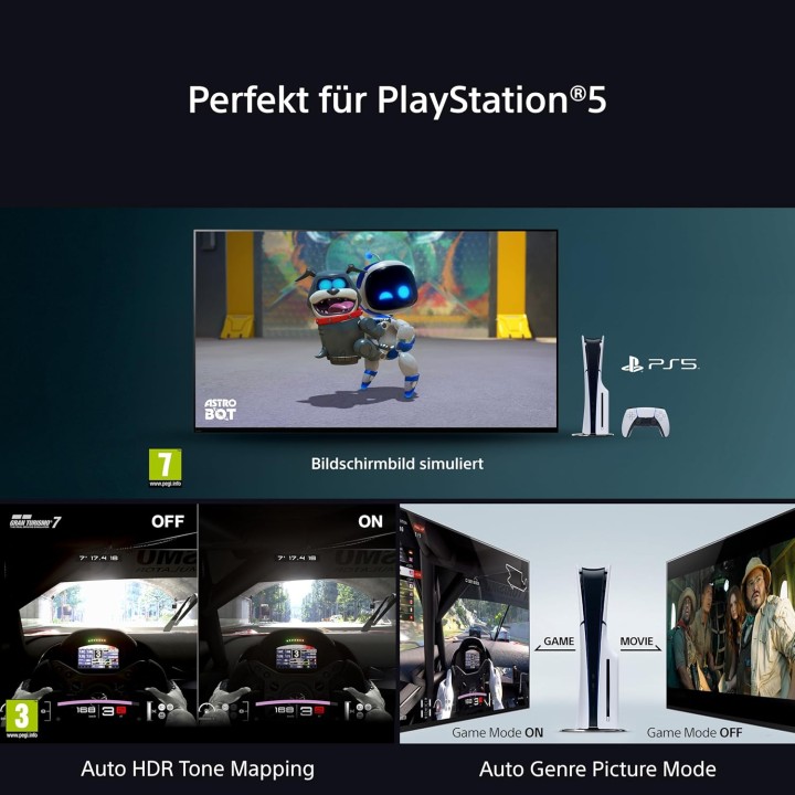 TV OLED 4K 55 pouces Sony QD-OLED - Smart TV HDR Acoustic Surface Audio+ Gaming