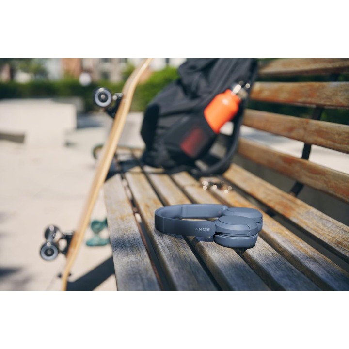 Casque sans fil Sony WH-CH520 - Bluetooth - Autonomie 50h - Microphone - Bleu