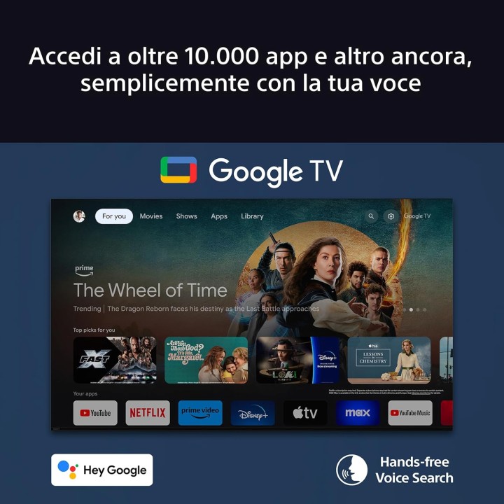 TV OLED Sony 77 pouces 4K HDR - Google TV, 120 Hz, Dolby Vision, Gaming