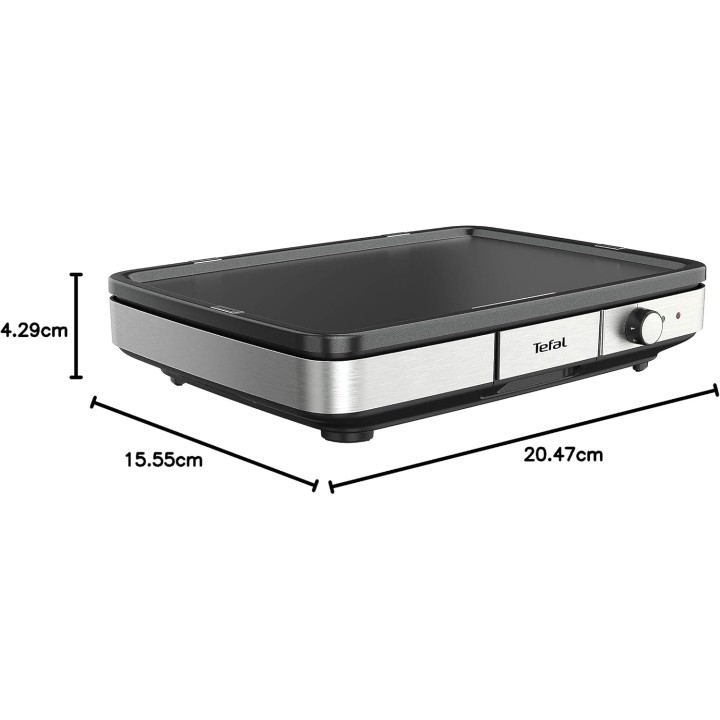 Plancha électrique XXL 10-12 personnes - Tefal 2300W intérieur extérieur acier allié