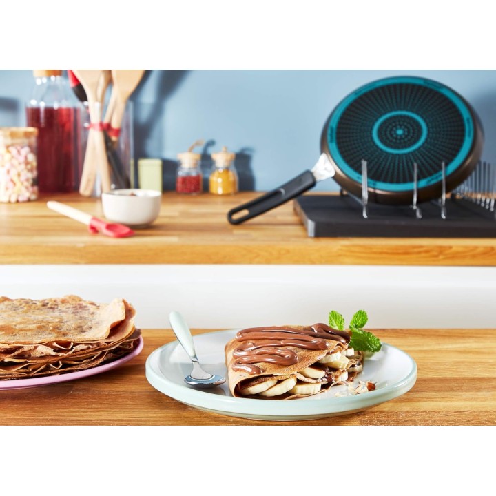 Poêle à crêpes 34 cm Easy Cook & Clean Tefal - Revêtement antiadhésif, facile à nettoyer