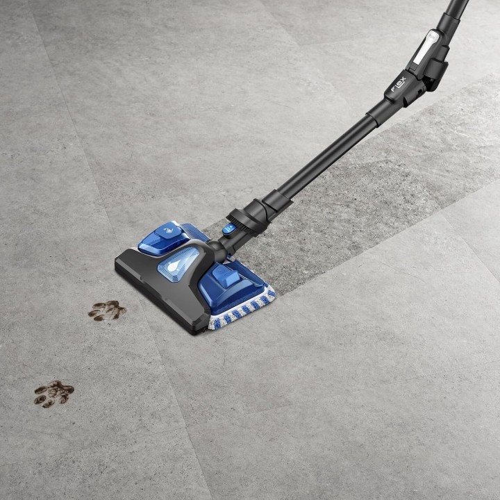 Aspirateur balai sans fil Rowenta X-Force Flex 9.60 Aqua - aspire et lave, tube flexible, 45min