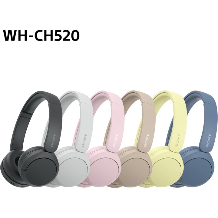 Casque audio sans fil Sony WH-CH520 - Bluetooth, autonomie 50h, confort supra-aural