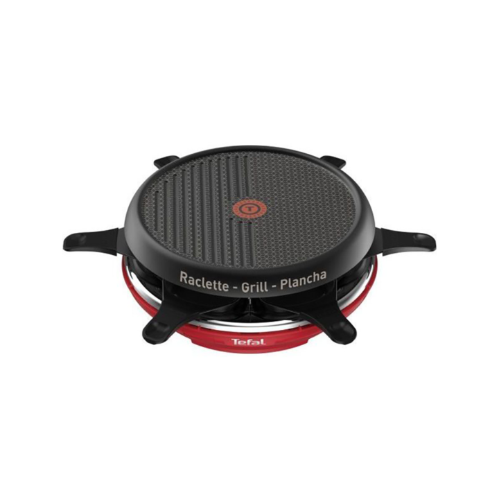 Appareil à raclette, grill et plancha 3-en-1 6 personnes Colormania rouge Tefal