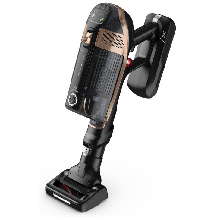 Aspirateur balai 2-en-1 sans sac manche pliable Rowenta RH99F1 HEPA autonomie 80 min