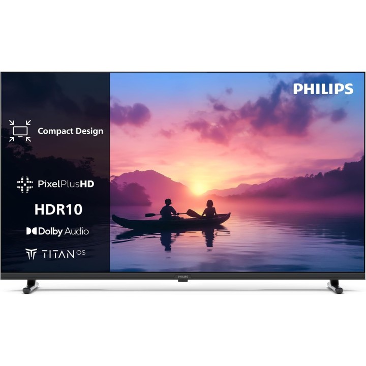 Smart TV LED 24 pouces Philips - Pixel Plus, Dolby Digital, Titan OS, Alexa/Google