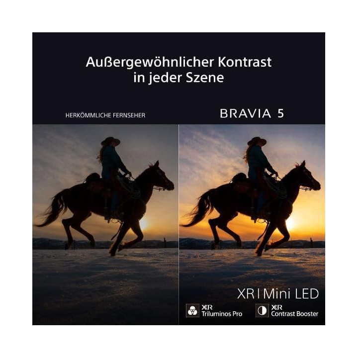 TV Mini-LED 4K 65 pouces Sony BRAVIA 5 – AI XR, Dolby Vision, Google TV