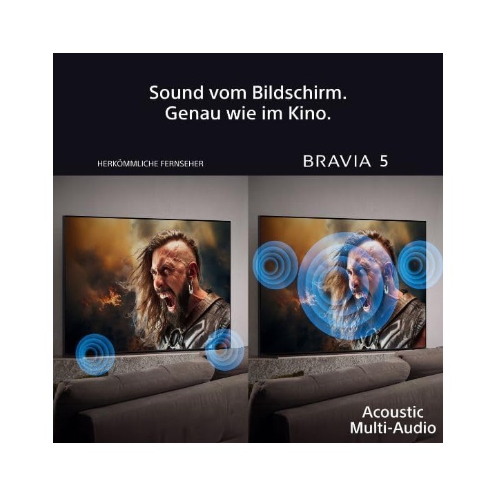 TV Mini-LED 4K 65 pouces Sony BRAVIA 5 – AI XR, Dolby Vision, Google TV