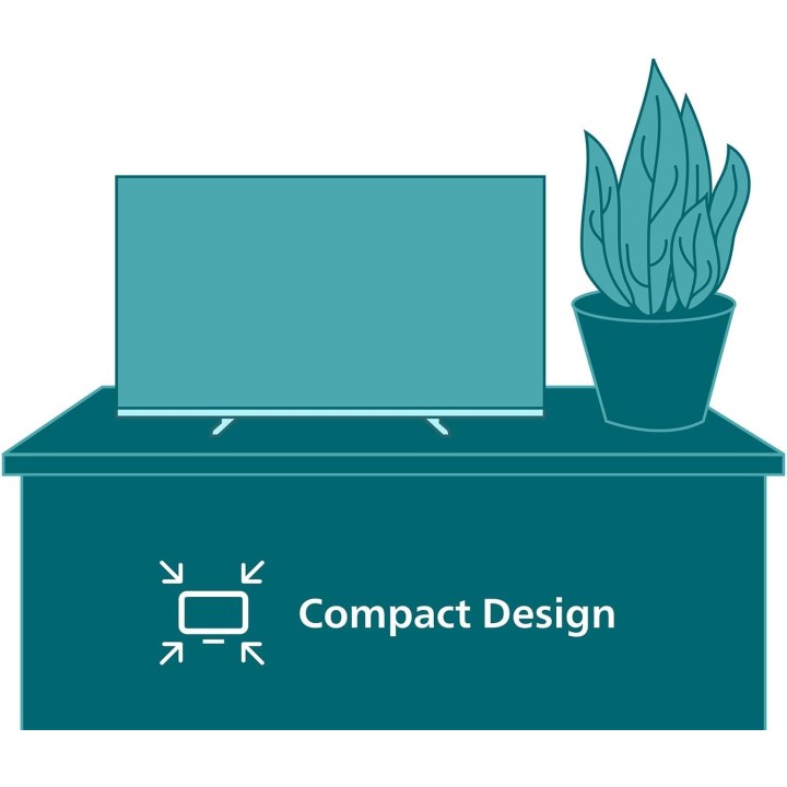 Smart TV LED 24 pouces Philips - Pixel Plus, Dolby Digital, Titan OS, Alexa/Google