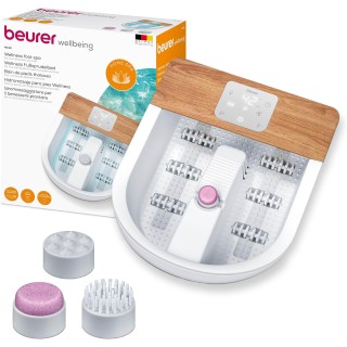 Bain de pieds à bulles Beurer FB 65 - Massage, chauffage de l'eau et pédicure intégrée