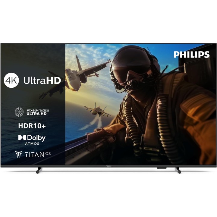 TV LED 4K 43 pouces Philips - Smart TV Titan OS, Dolby Atmos, HDR10+