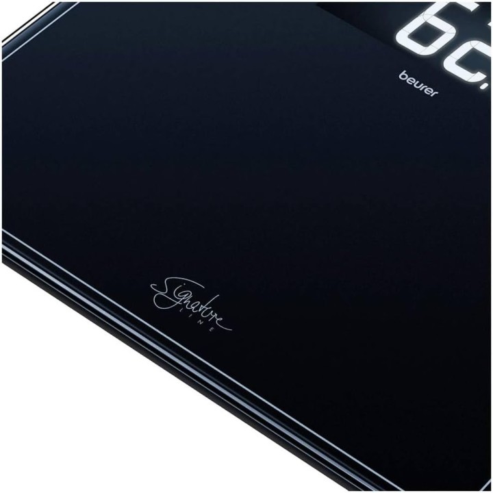 Pèse-personne Beurer GS 410 Signature Line - Verre XXL 200 kg - Écran noir