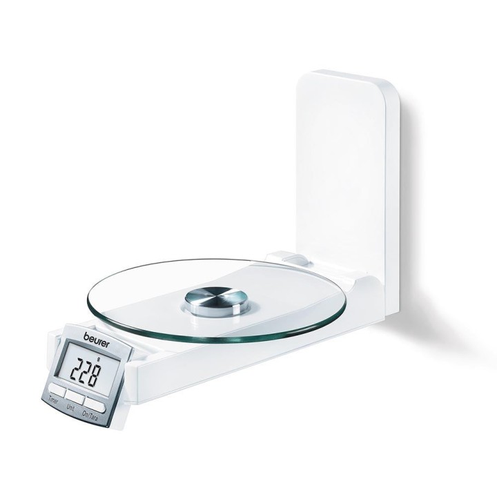 Balance culinaire murale rétractable Beurer KS 52 - Capacité 5 kg