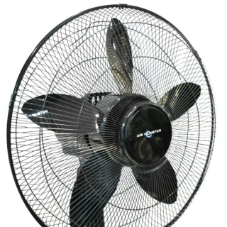 Ventilateur sur pied 45 cm - Télécommande - 3 vitesses - Air Monster noir