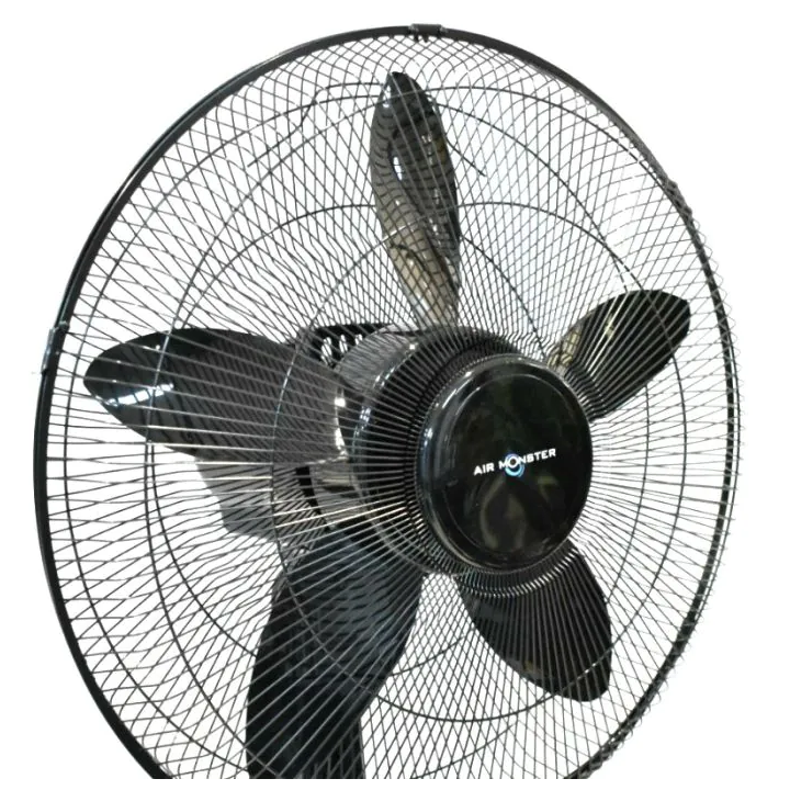 Ventilateur sur pied 45 cm - Télécommande - 3 vitesses - Air Monster noir