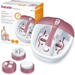 Bain de pieds massant Beurer FB 35 – Massage vibration, bulles et accessoires pédicure