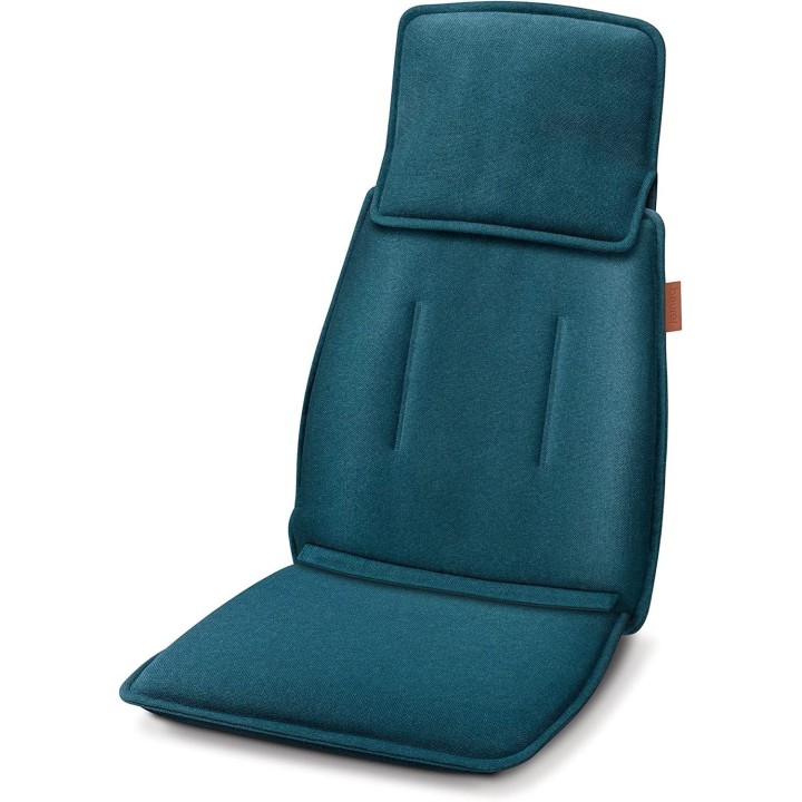Housse de siège massante shiatsu Beurer - 3 zones, 4 têtes, lavable, turquoise