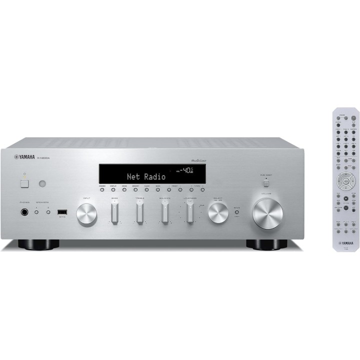 Ampli-tuner Hi-Fi réseau Yamaha R-N600A - Streaming Wi-Fi Bluetooth DAB+ - Argent